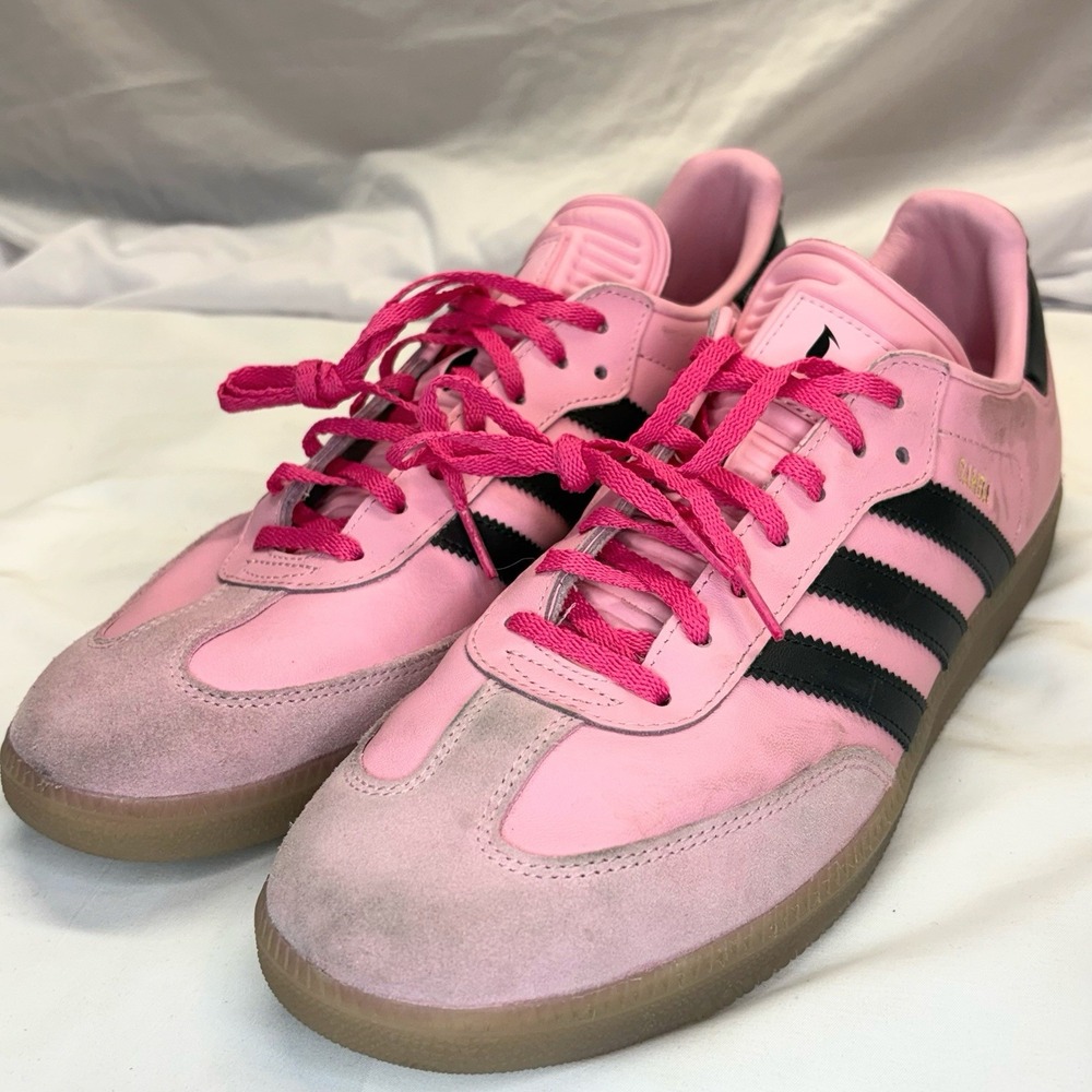 ADIDAS Originals Samba Messi Indoor Soccer Shoes Men's US 11 Pink Sneaker IH8158 - Picture 13 of 14